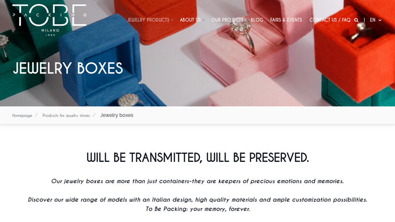 Jewelry boxes