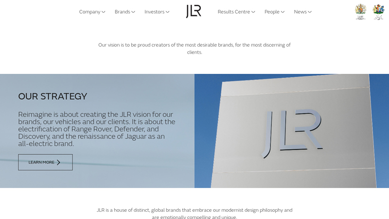 JLR Corporate Website