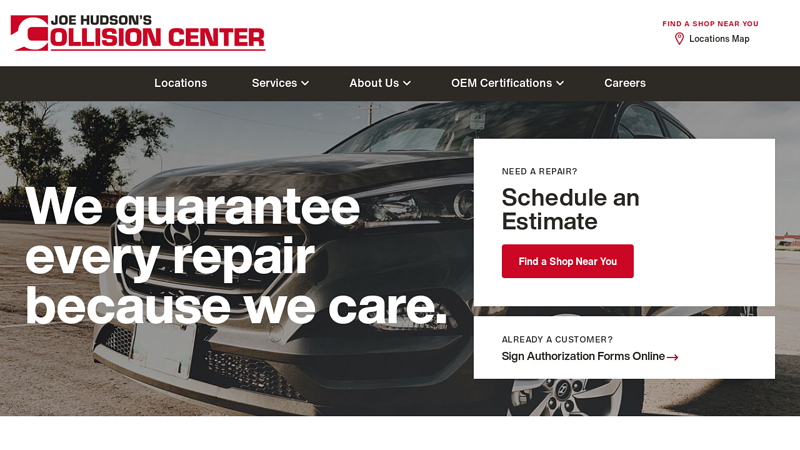 Joe Hudson's Collision Center Auto Body Shop & Collision Repair