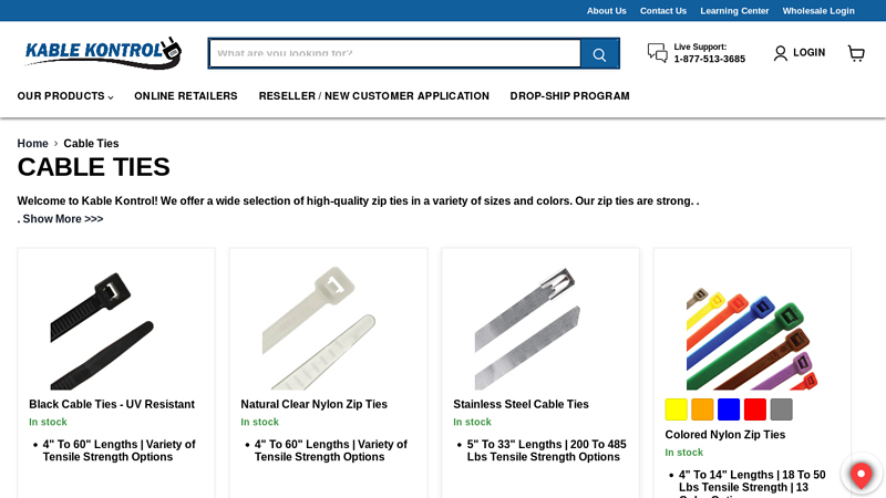 Kable Kontrol® Cable Zip Ties