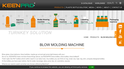 PET Blow Molding Machine Manufacturer - KEEN PRO