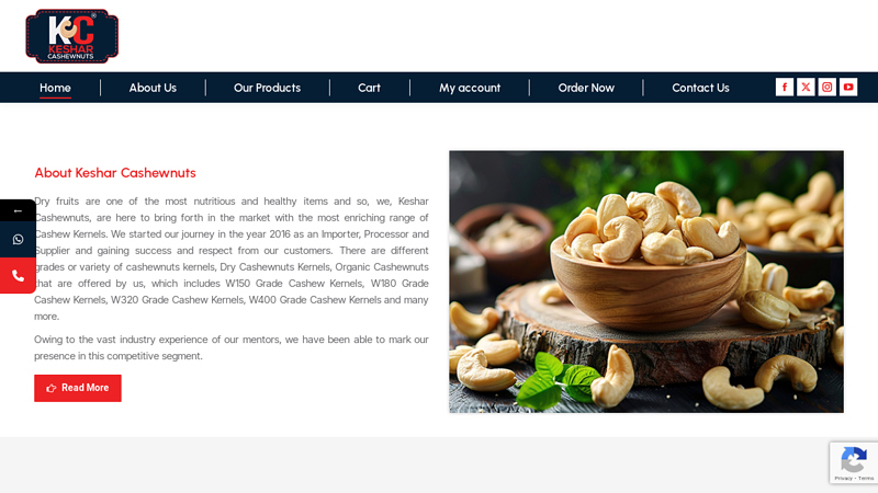 Keshar Cashewnuts