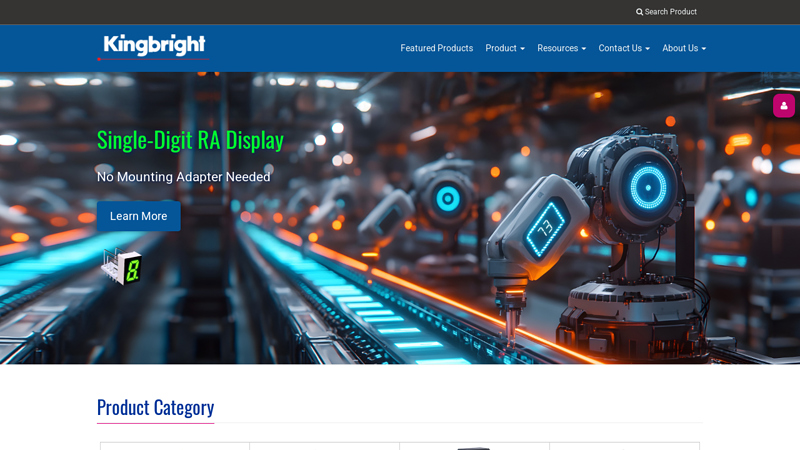 Kingbright USA LED Components Manufacturers