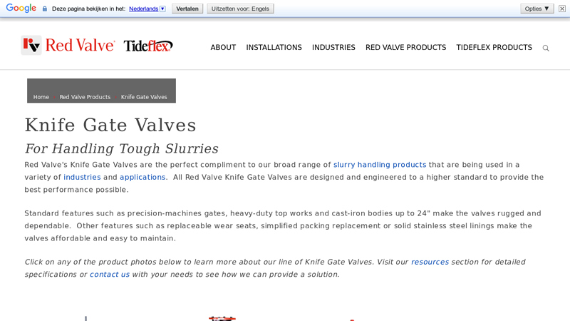 Knife Gate Valves