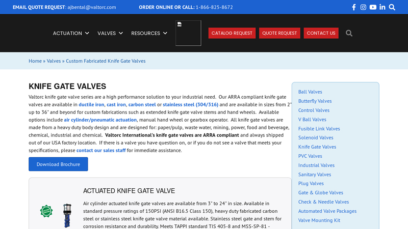 Knife Gate Valves For Reliable Shut-off