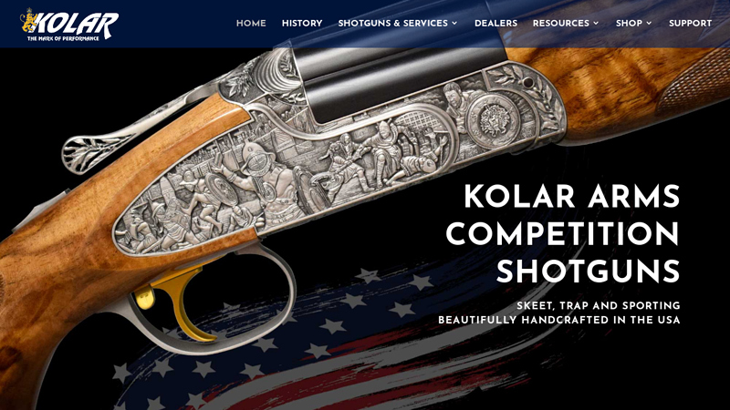 Kolar Competition Shotguns for Skeet, Trap, Sporting Clays