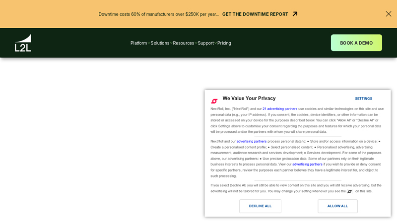L2L Manufacturing Software