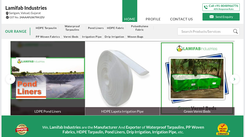Lamifab Industries, Sarigam