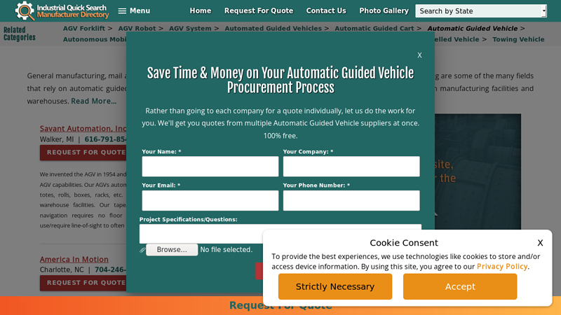 Leading Automatic Guided Vehicle Manufacturers