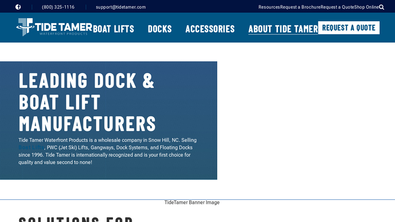 Leading Dock & Boat Lift Manufacturers