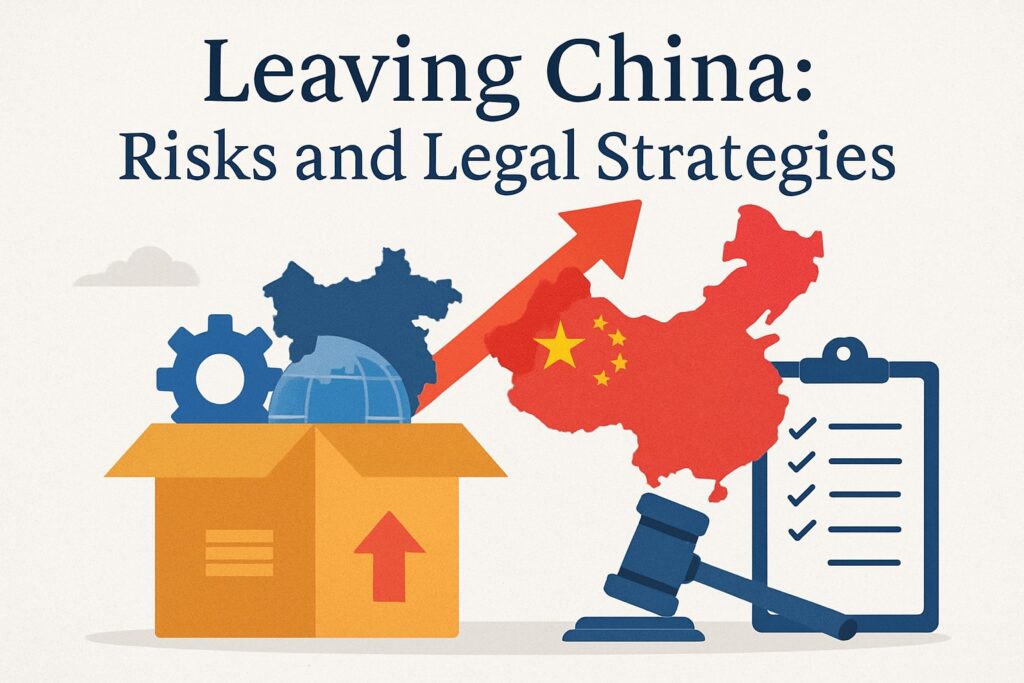 Leaving China Manufacturing