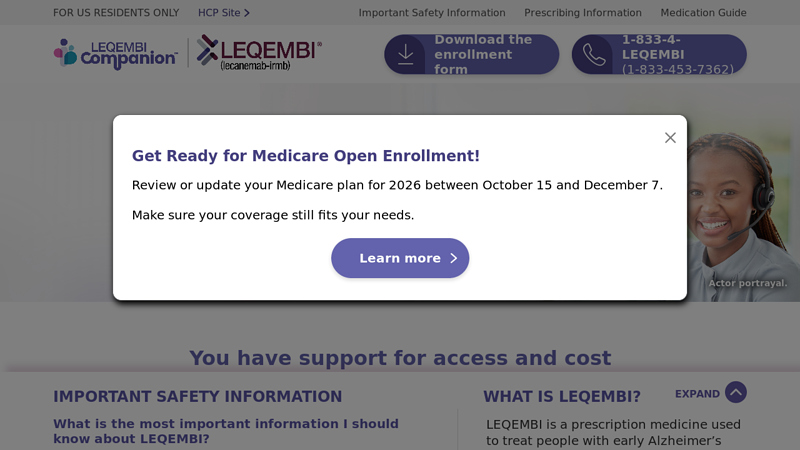 LEQEMBI® (lecanemab