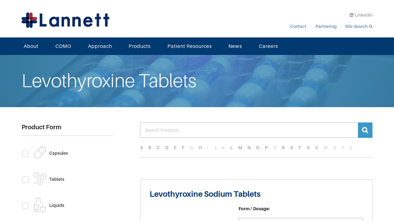 Levothyroxine Tablets