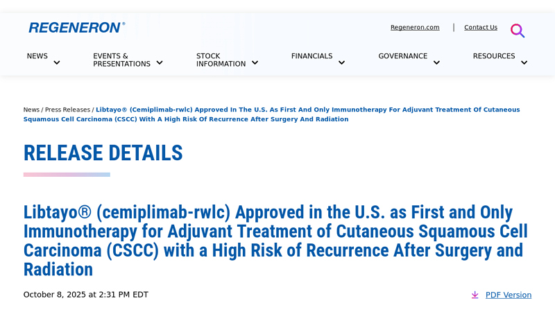 Libtayo® (cemiplimab