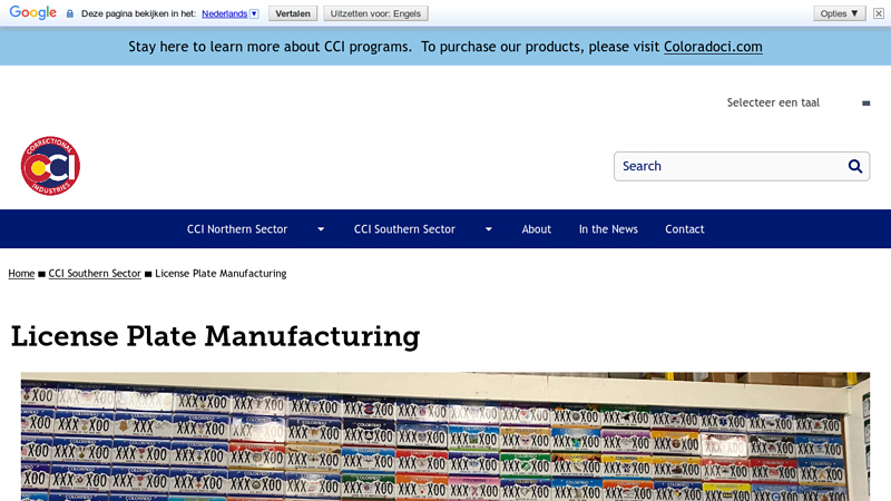 License Plate Manufacturing