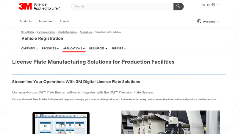 License Plate Manufacturing Solutions for Production Facilities