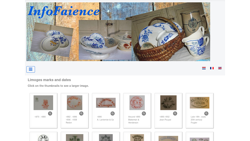 Limoges marks and dates