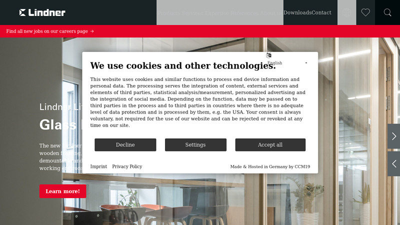 Lindner Group: Lindner as strong partner for the interior fit