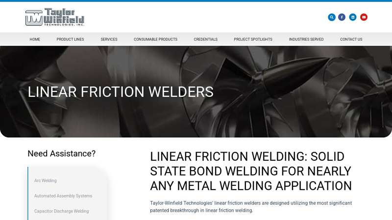 Linear Friction Welding Manufacturer and Supplier