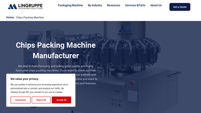 Chips Packing Machine Manufacturer - Lingruppe machinery