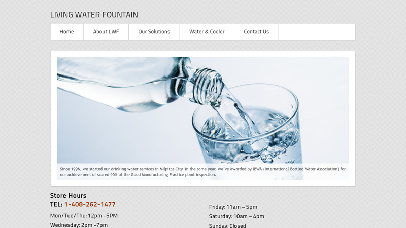 Living Water Fountain
