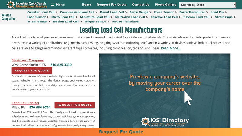 Load Cell Manufacturers and Suppliers
