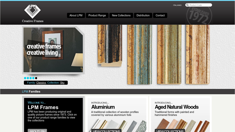 LPM picture frames. Leading Italian Manufacturer and designer of ...
