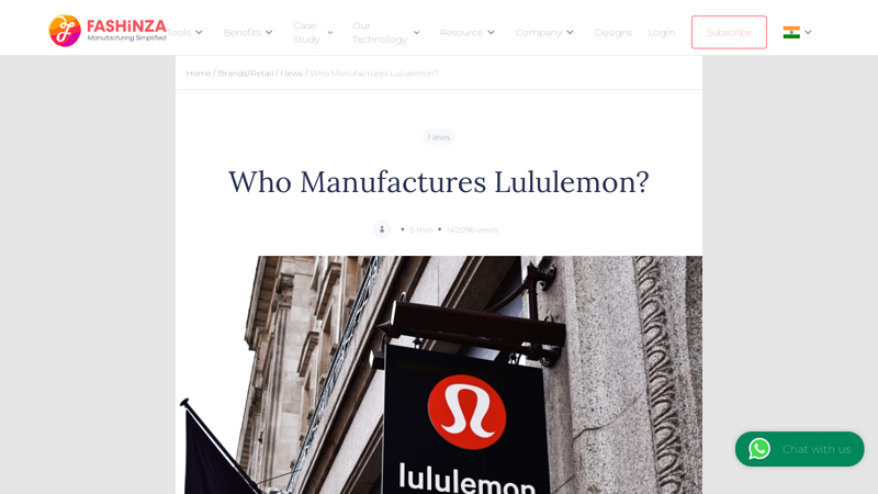 Lululemon's Manufacturer Revealed