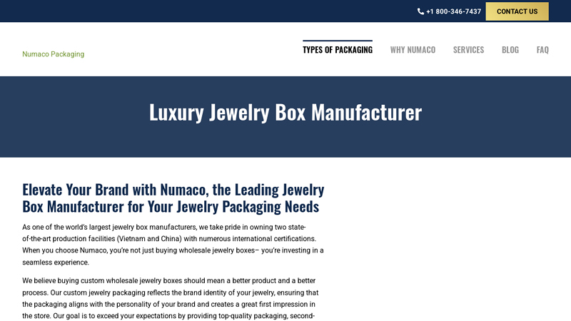 Luxury Jewelry Box Manufacturer