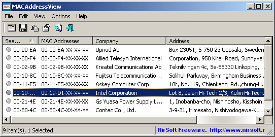 MAC Address Finder & Manufacturer Lookup