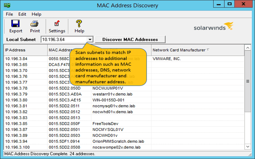 Mac Address Finder industry insight