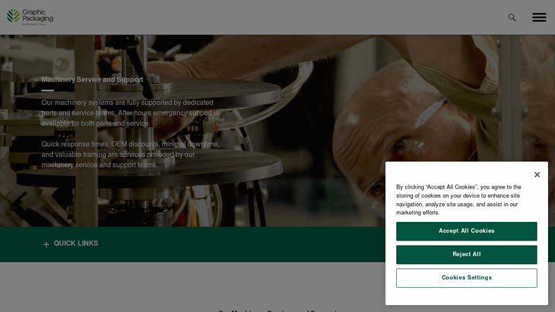 Machinery Service and Support
