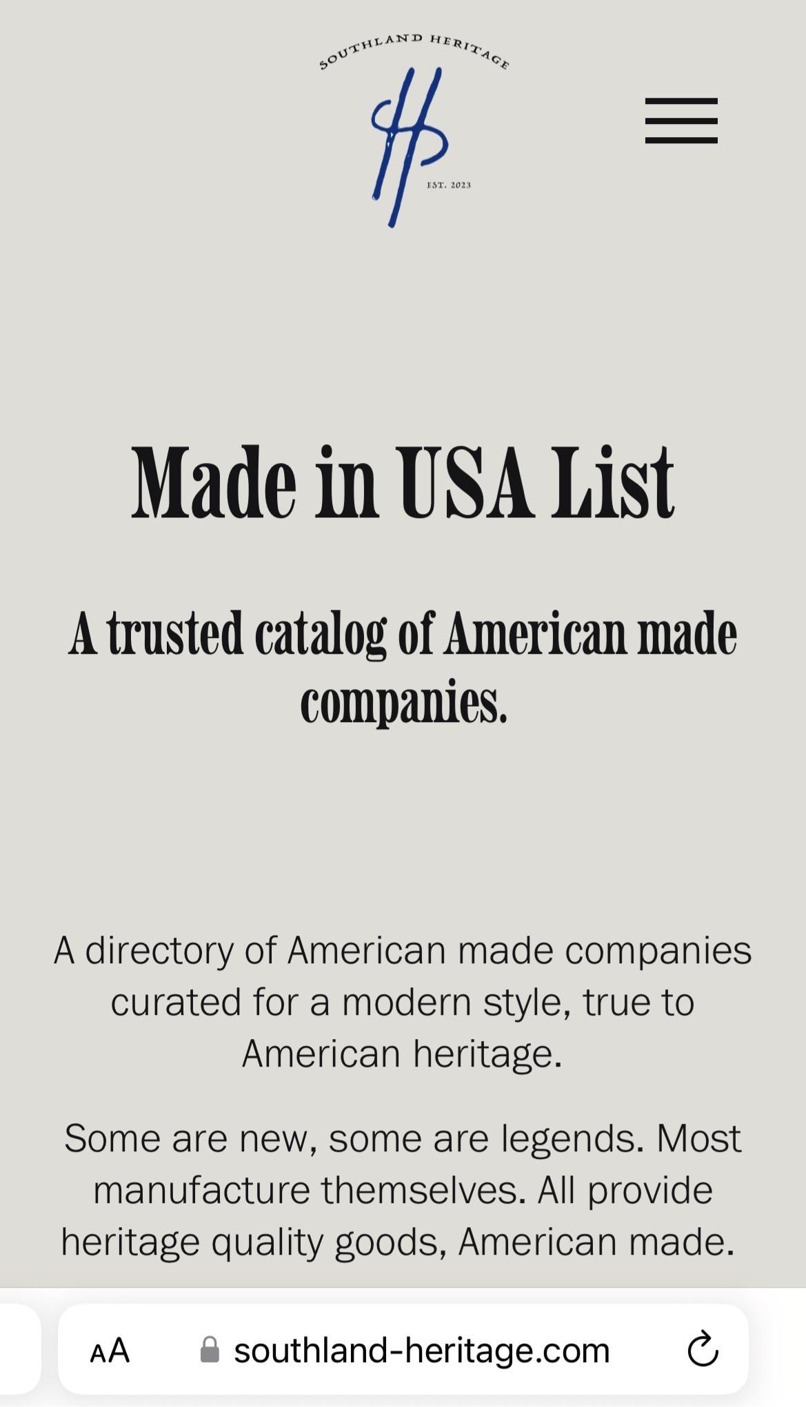 Made in America Directory