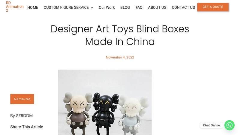 Made in China: Designer Art Toys Blind Boxes Manufacturing