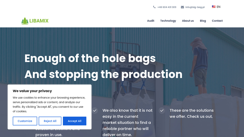 Manufacturer of big bags