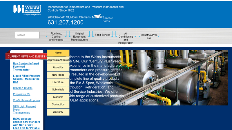 Manufacturer of Temperature and Pressure Instruments and ...