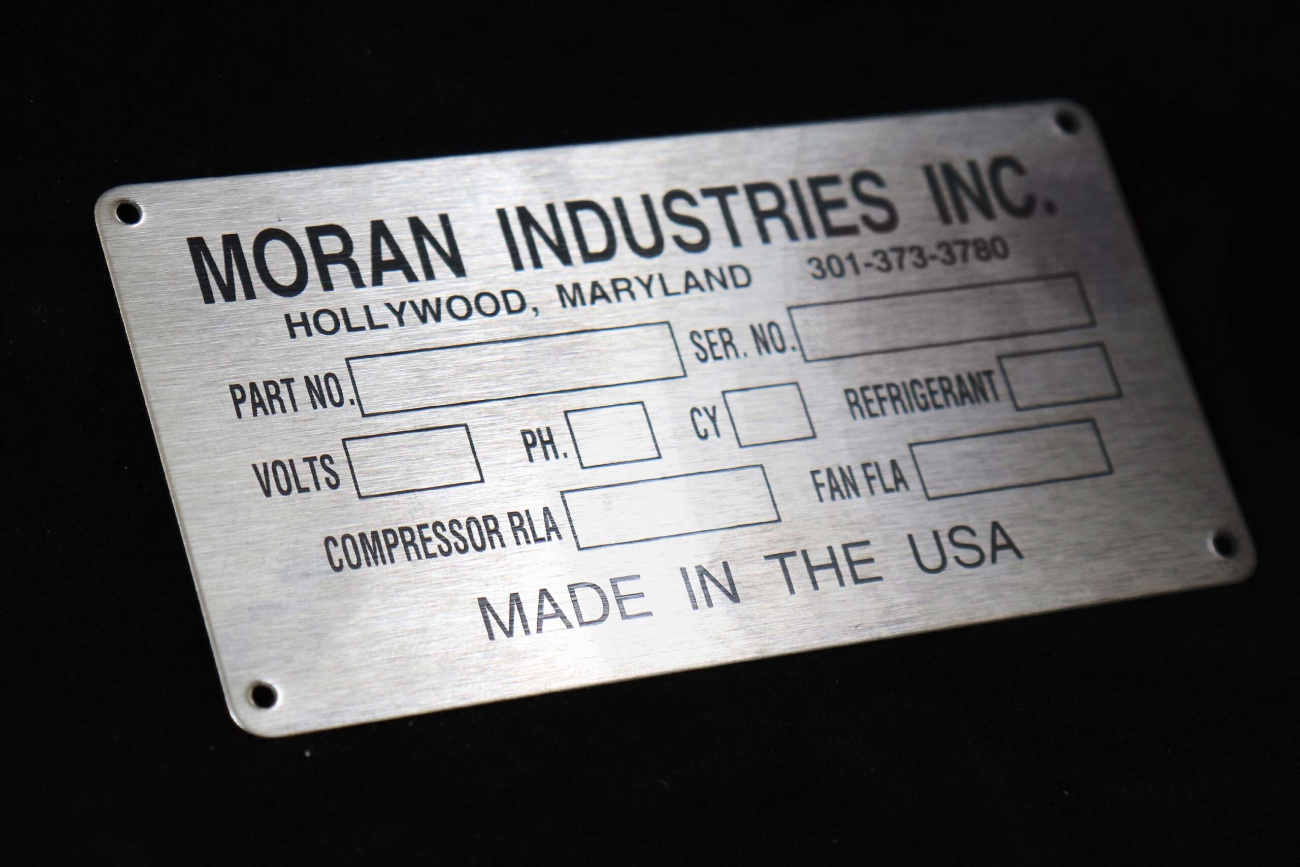 Manufacturer Plates