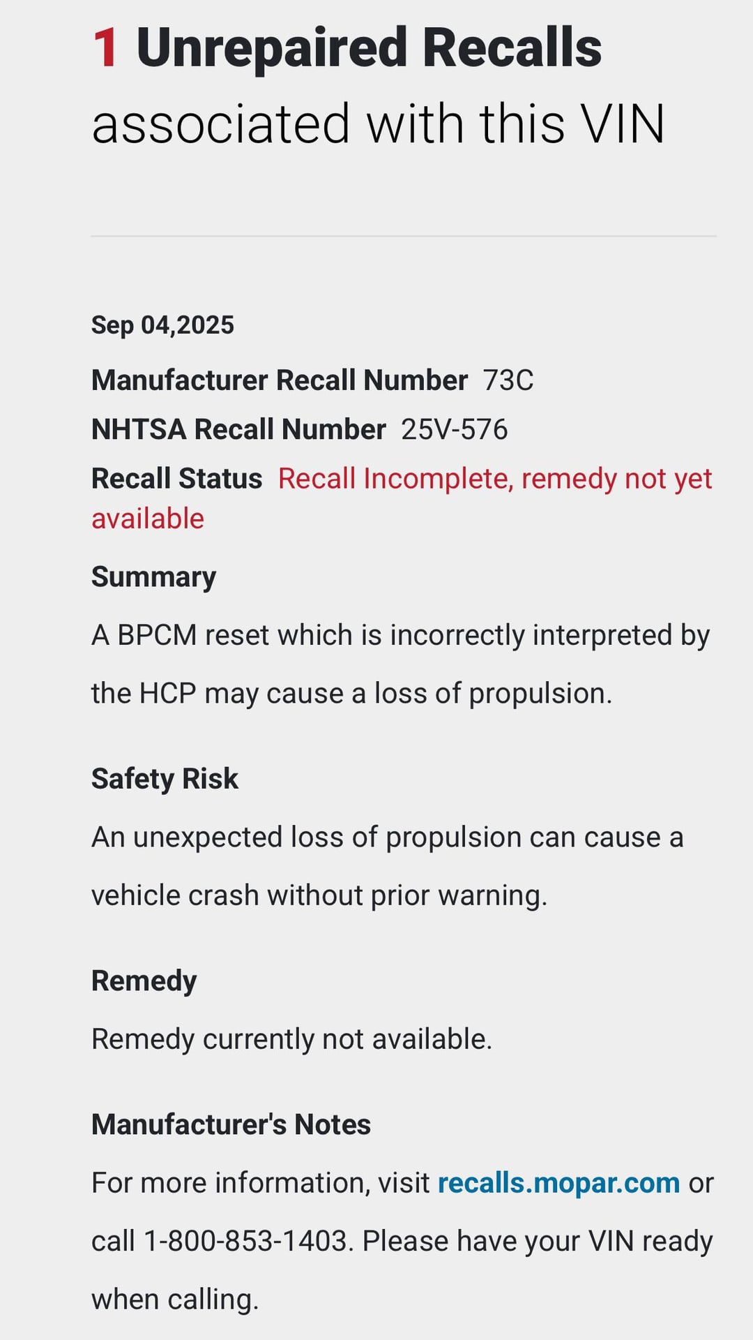 Safety Recall Issued Nhtsa industry insight