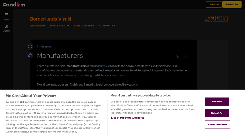 Manufacturers