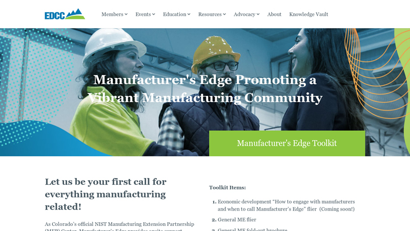 Manufacturer's Edge Toolkit