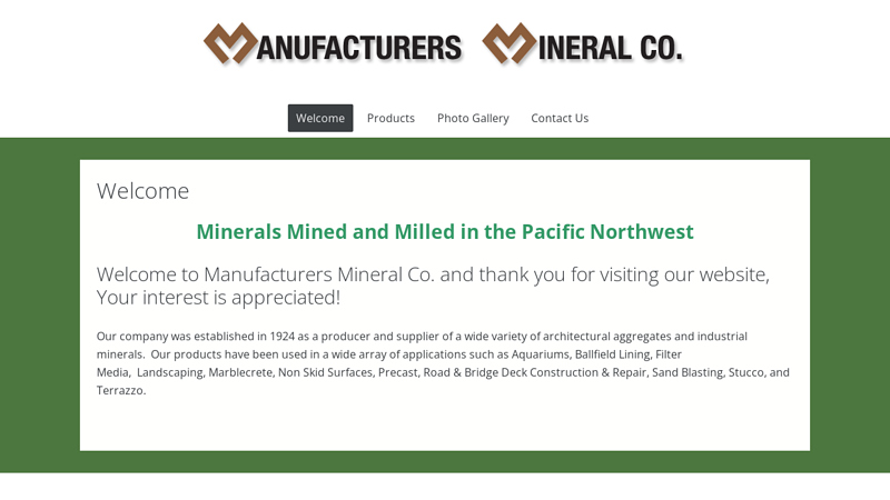 Manufacturers Mineral Co