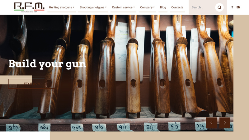 Manufacturers of custom hunting and shooting shotguns