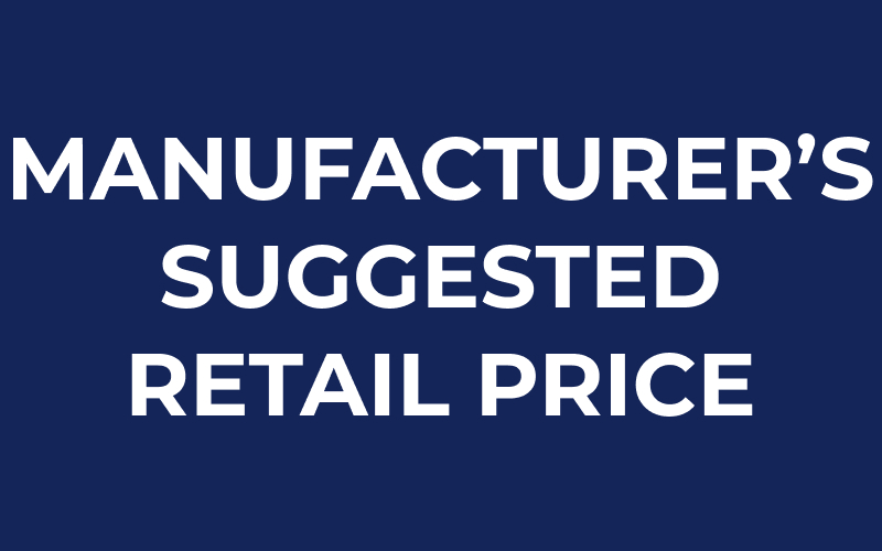 Manufacturer's Suggested Retail Price (MSRP)