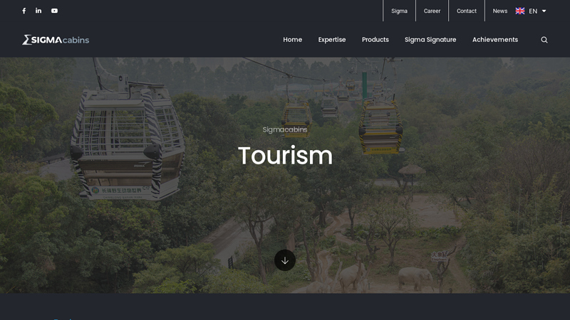 Manufacturing and installation of tourist cable cars