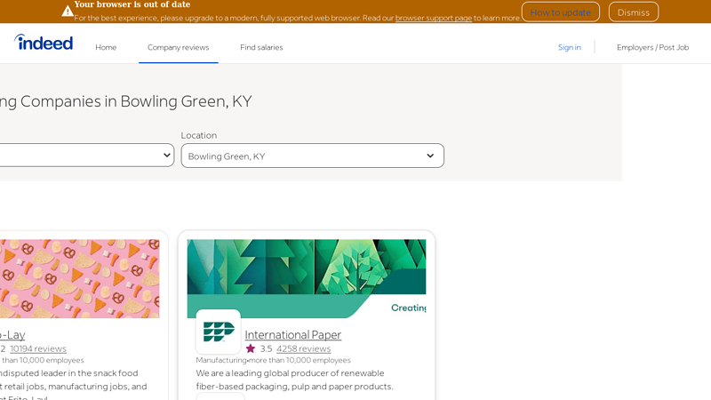 Manufacturing Companies in Bowling Green, KY