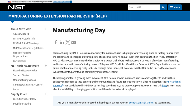 Manufacturing Day