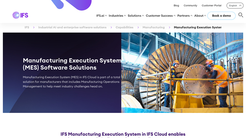 Manufacturing Execution System (MES) Software Solutions