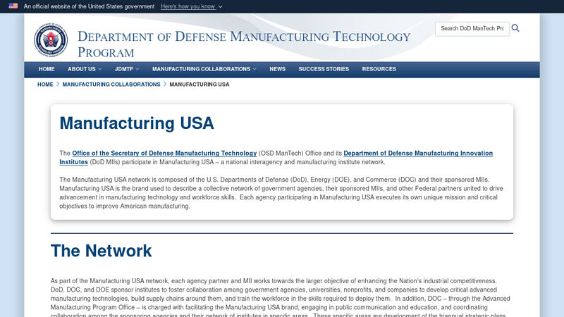 Manufacturing USA