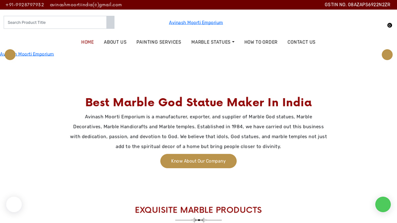 Marble Moorti Manufacturer in Jaipur