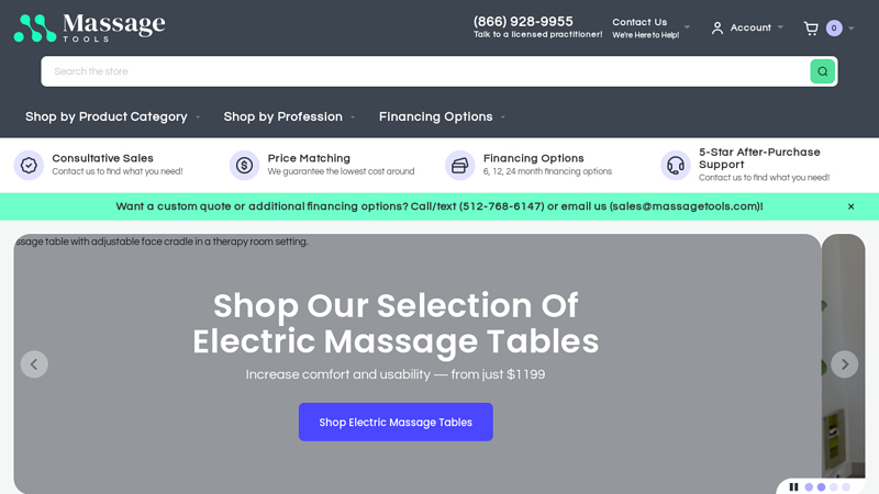 Massage Tools & Equipment for Professionals